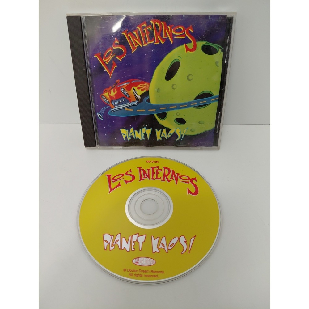 Los Infernos Planet Kaos, Rock &‎ Roll Nightmare CD Doctor Dream Records RARE